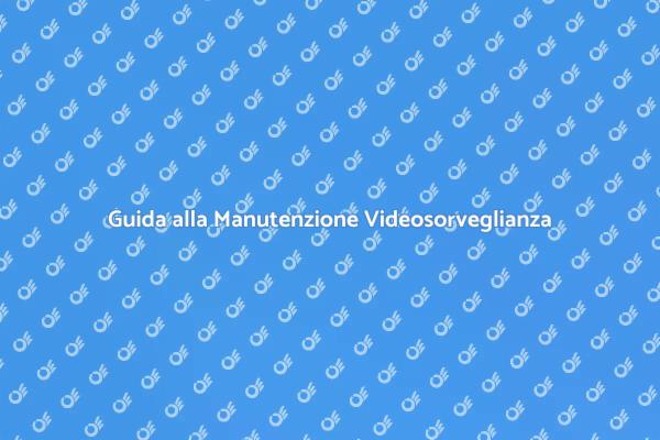Sicurezza con Manutenzione Videosorveglianza