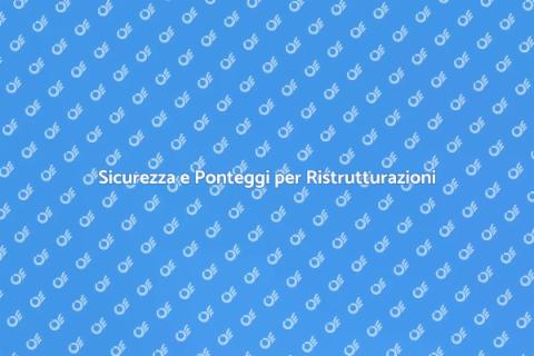 Installazione Ponteggi Ristrutturazioni