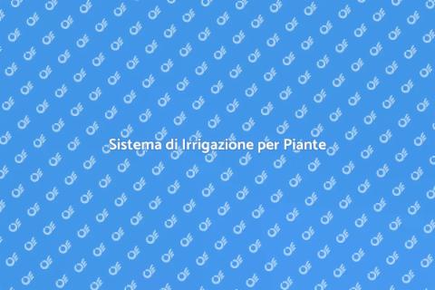 Irrigazione Automatica per il Giardino
