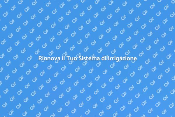 Migliora l'Irrigazione del Tuo Giardino