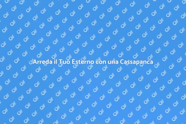 Cassapanca: Stile e Funzionalità Esterni