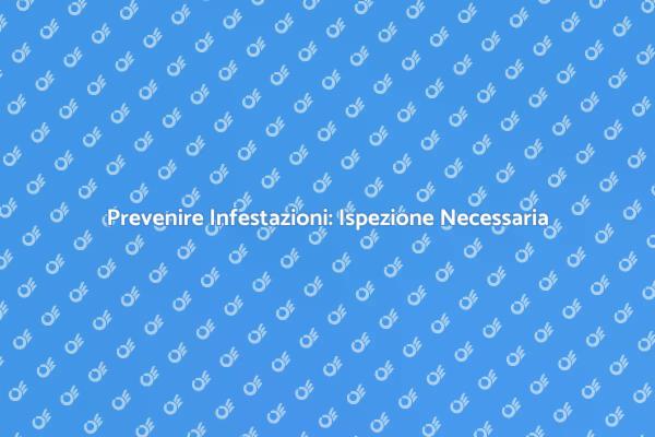 La Prevenzione Inizia con un'Ispezione