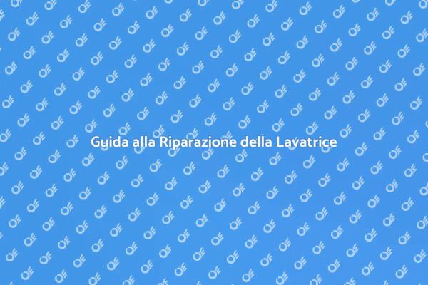 Ripara la Tua Lavatrice Facile e Veloce