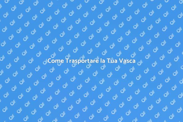 Trasporto Vasca: Consigli Utili