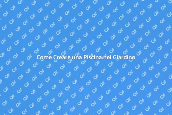 Trasforma il Tuo Giardino in un'Oasi