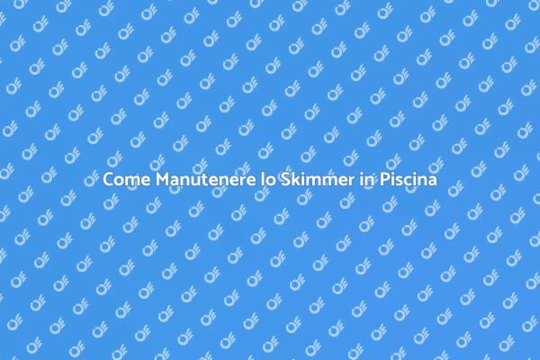 Manutenzione Skimmer: Guida Completa