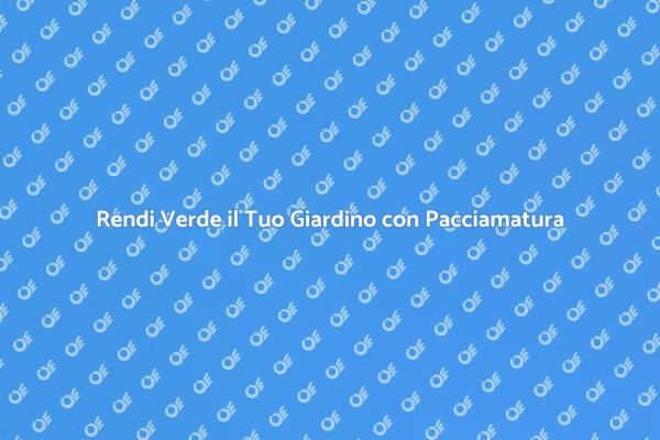 Sostenibilità e Bellezza nel Tuo Giardino