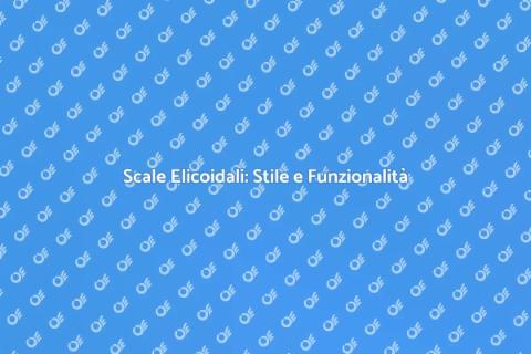 Scale Elicoidali: Eleganza e Funzionalità