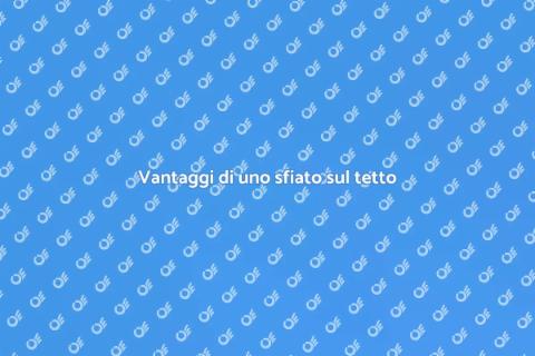 Installare uno sfiato sul tetto