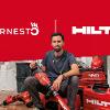 Nuova partnership con Hilti, il Brand Leader degli attrezzi edili!