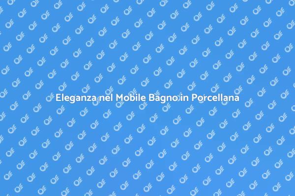 Trasforma il Tuo Bagno con Stile