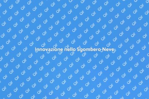 Sgombero Neve Intelligente e Innovativo