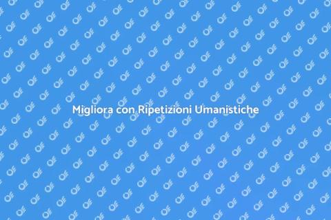 Ripetizioni in Materie Umanistiche