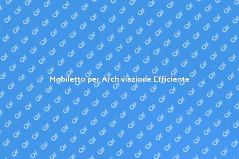 Mobiletto con Mensola per Archivi