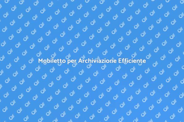 Ottimizza l'Archiviazione con un Mobiletto