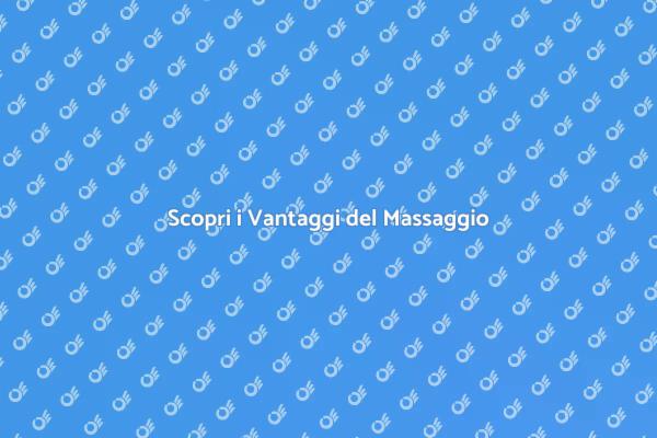 Rilassati con un Massaggio Ristoratore