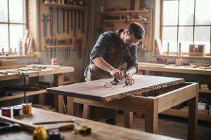 costruire scrivania su misura in legno: Da €200