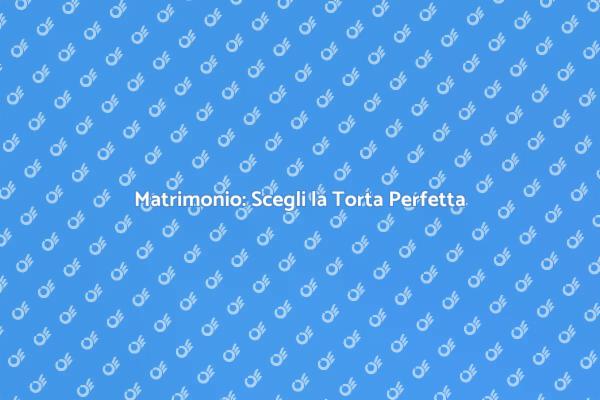 Torta Nuziale: Un Pezzo d'Arte Unico