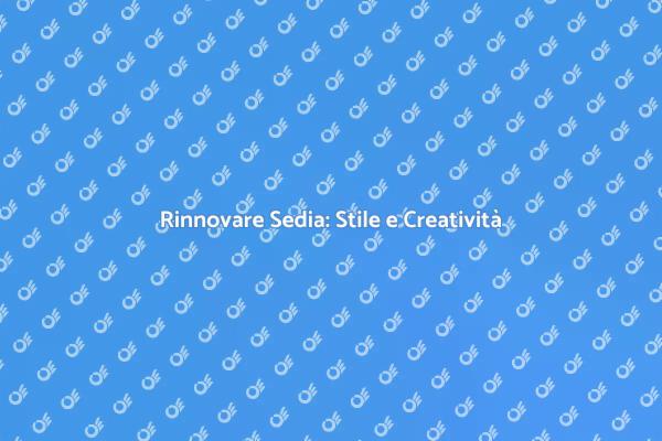 Trasforma il Tuo Arredamento con Semplicità