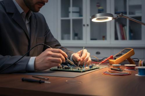 riparare componenti elettrici