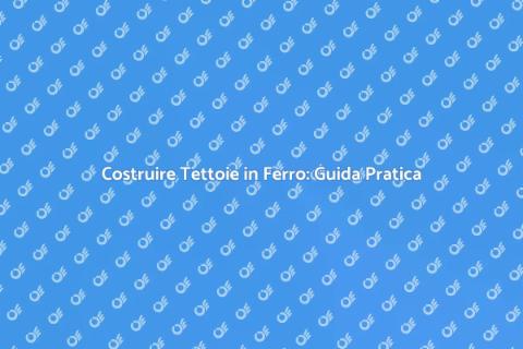 Tettoia in Ferro: Valore Aggiunto Casa