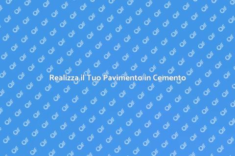 Pavimento in Cemento Architettonico