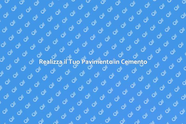 Trasforma i Tuoi Spazi con Cemento