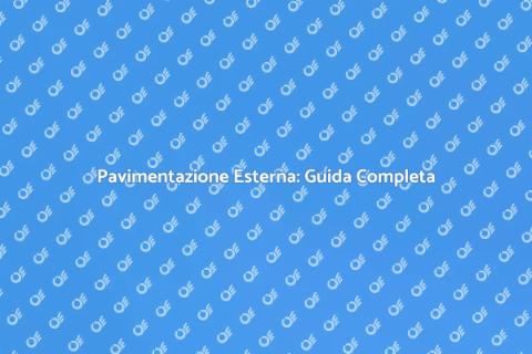 Realizzare Pavimentazione Esterna
