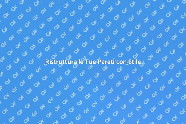 Trasforma i Tuoi Ambienti con la Rasatura