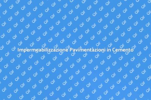 Trattamento Impermeabilizzante Cemento