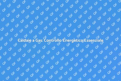 Controllo Efficienza Energetica Caldaie