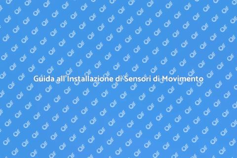 Sensore di Movimento per Illuminazione