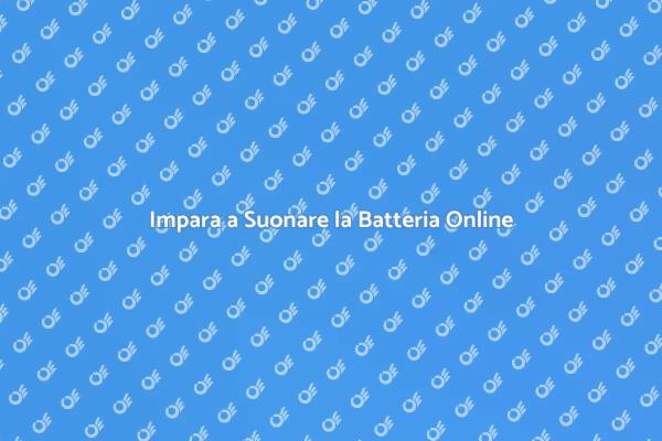 Suona la Batteria da Casa Tua!