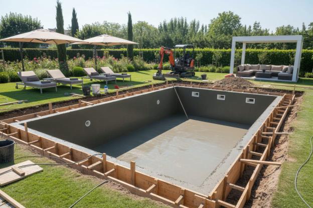Quanto costa costruire una piscina interrata di cemento?