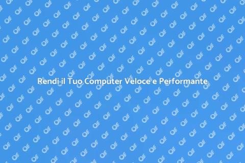 Formattare il Computer per Ritorna alla Velocità