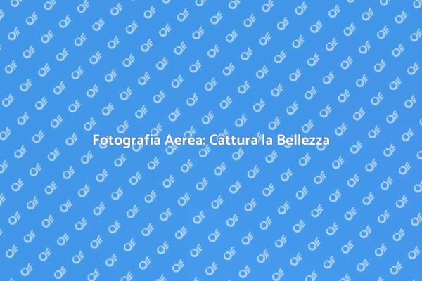 Immortala Momenti con Fotografia Aerea