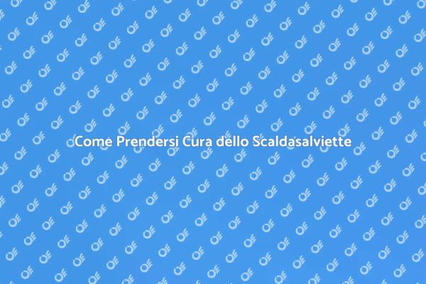 Guida alla Manutenzione dello Scaldasalviette