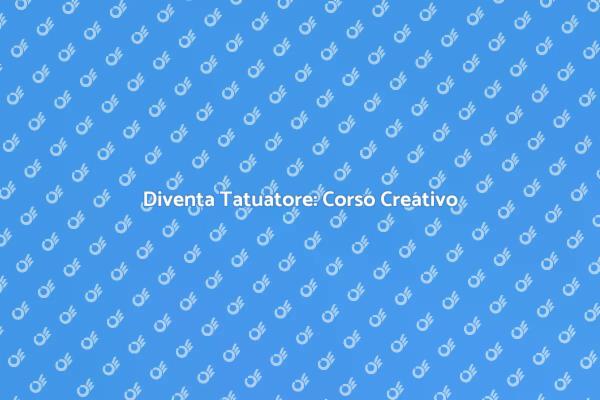 Impara l'Arte del Tatuaggio Oggi