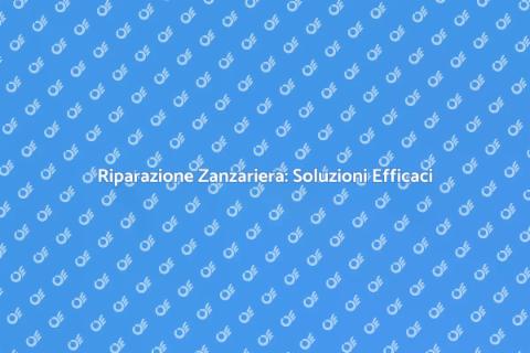 Riparare Zanzariera Rotta: Guida Pratica