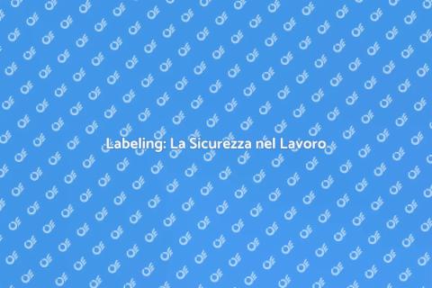 Servizio di Labeling per Sicurezza