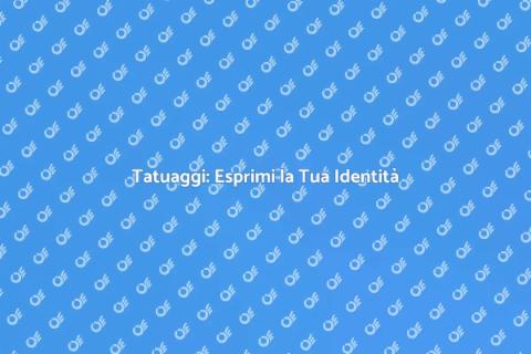 Servizi di Tatuatore: Arte e Identità