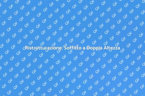 Soffitto a Doppia Altezza in Cartongesso