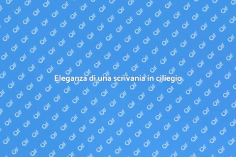 Scrivania su misura in ciliegio