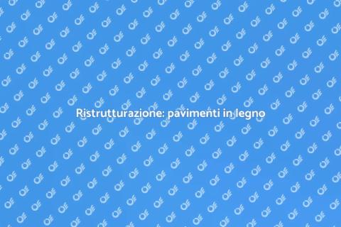 Posa di pavimenti in legno massello