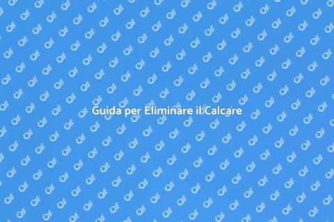 Risolvere Calcare Scaldabagno