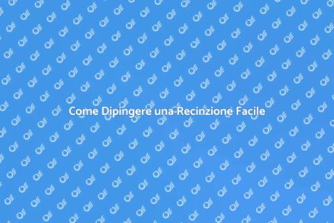 Dipingere una Recinzione: Guida Pratica