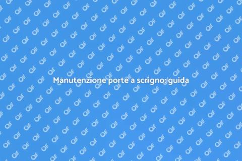 Assistenza porta a scrigno: soluzioni
