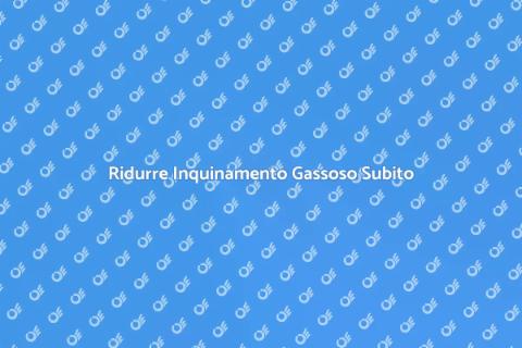 Limitare Inquinanti Gassosi Oggi