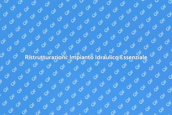 Impianto Idraulico: Funzionalità Garantita