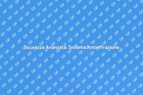 Massimizza la Sicurezza con Antieffrazione
